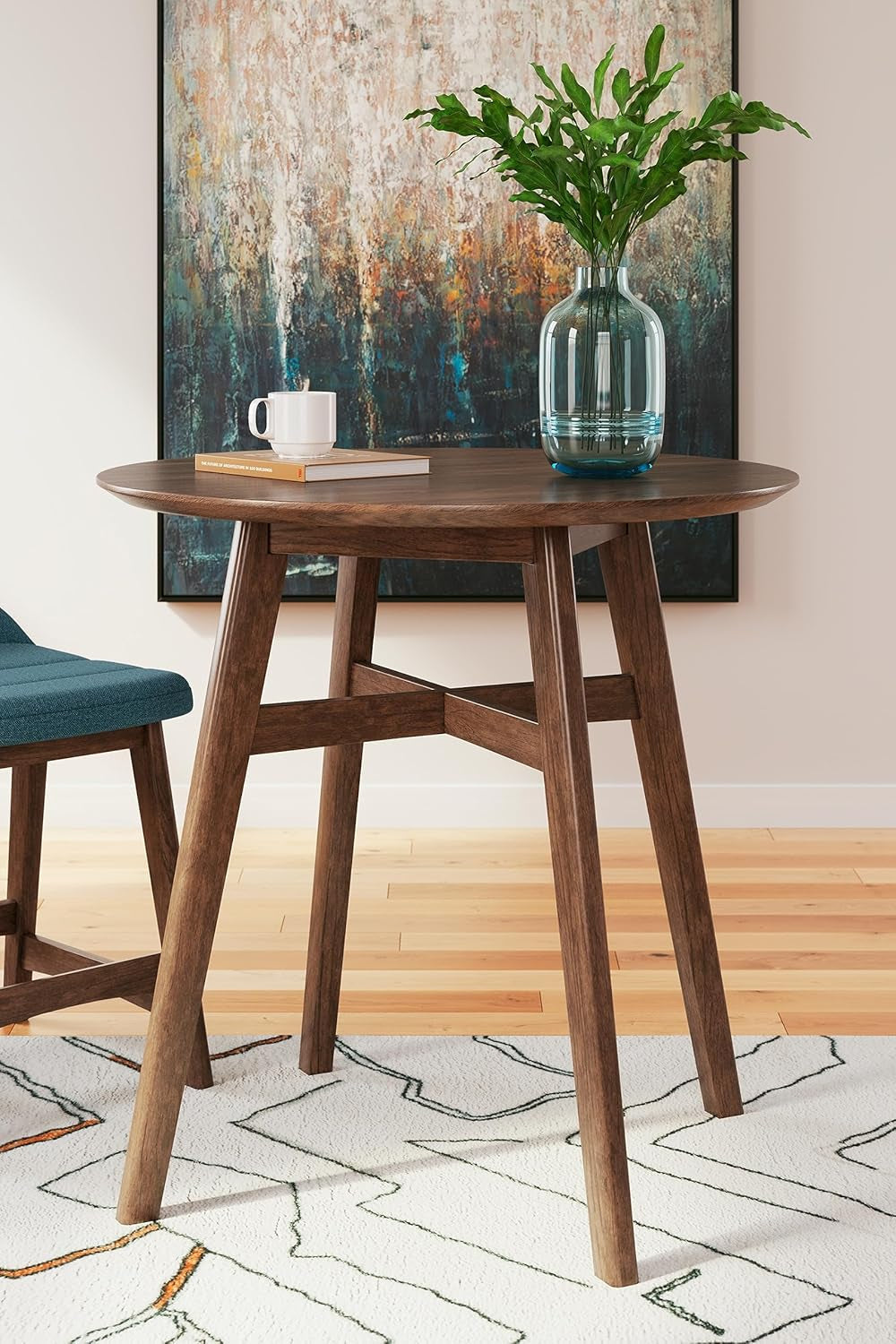 Lyncott Counter Height Dining Table Brown Seats Up To 4