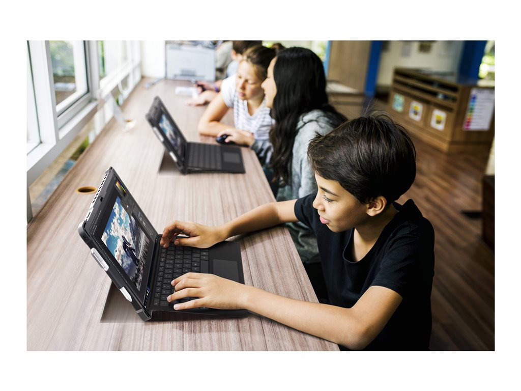 MAXCases Extreme Shell - Back cover for tablet - rugged - silicone, polycarbonate - black - for Microsoft Surface Pro