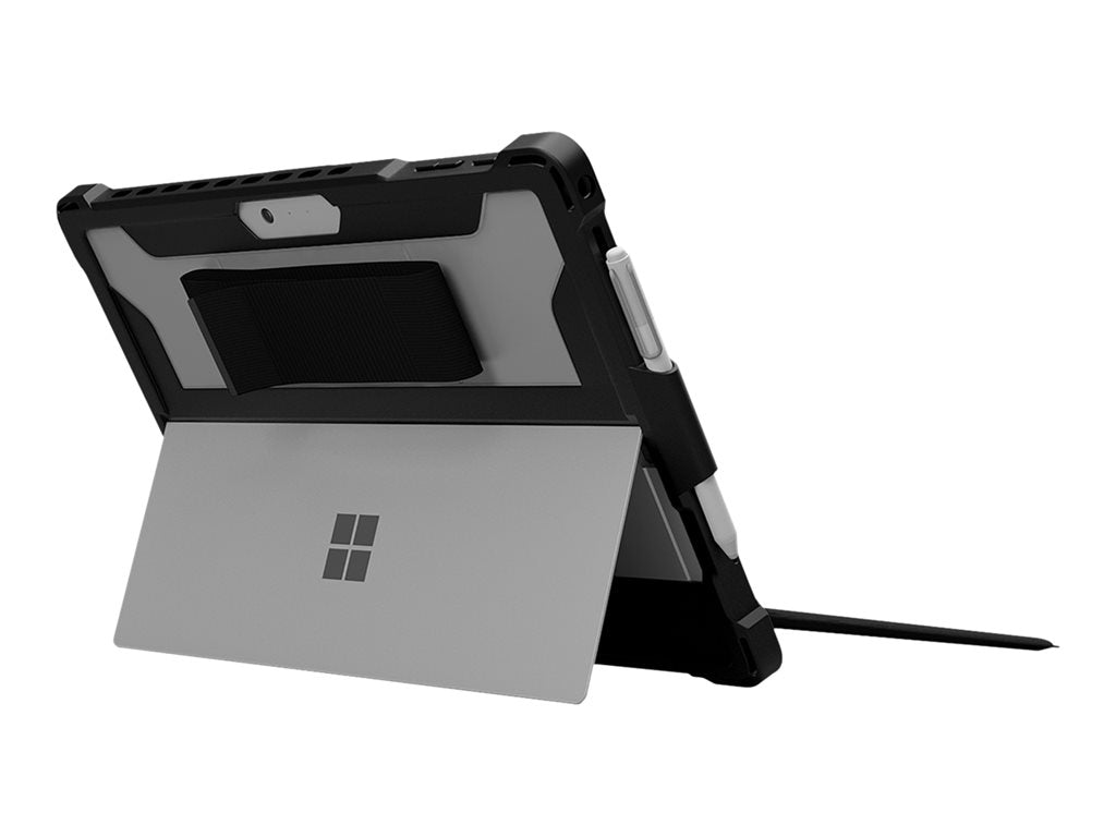 MAXCases Extreme Shell - Back cover for tablet - rugged - silicone, polycarbonate - black - for Microsoft Surface Pro