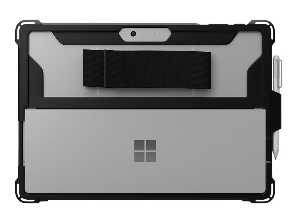 MAXCases Extreme Shell - Back cover for tablet - rugged - silicone, polycarbonate - black - for Microsoft Surface Pro