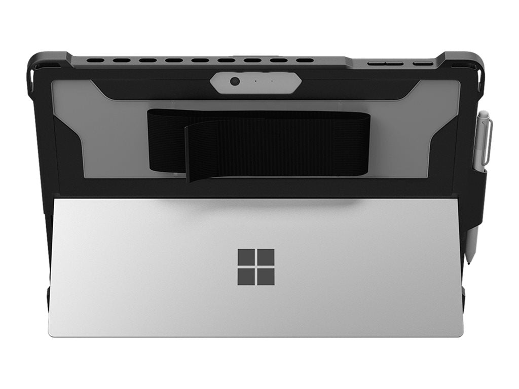 MAXCases Extreme Shell - Back cover for tablet - rugged - silicone, polycarbonate - black - for Microsoft Surface Pro
