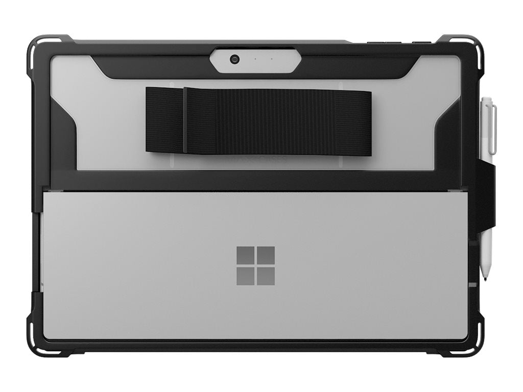 MAXCases Extreme Shell - Back cover for tablet - rugged - silicone, polycarbonate - black - for Microsoft Surface Pro