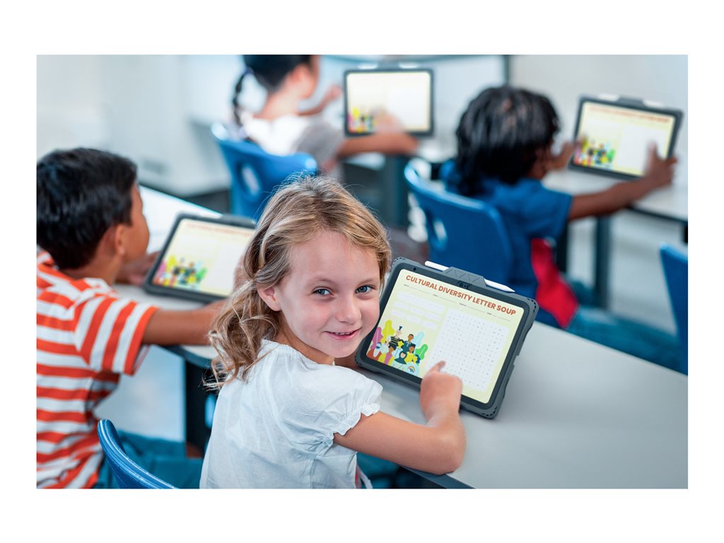 MAXCases Shield Extreme X2 - Protective case for tablet - rugged - thermoplastic polyurethane (TPU) - black, gray APSXX2IP10BLK