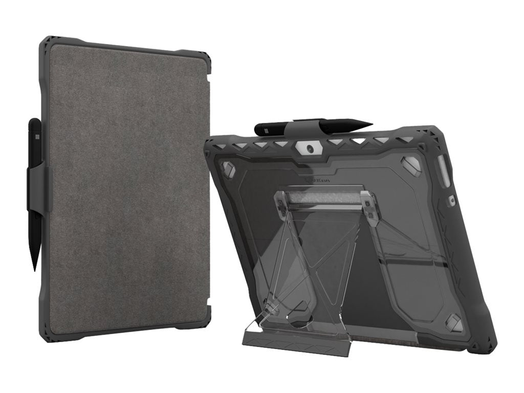MAXCases Shield Extreme X2 - Protective case for tablet - rugged - thermoplastic polyurethane (TPU) - gray - for Microsoft Surface MS-SXX2-SP8-GRY