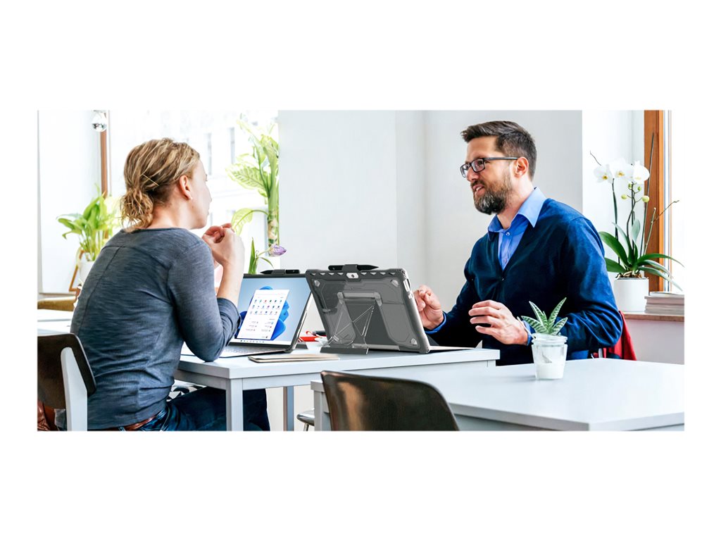 MAXCases Shield Extreme X2 - Protective case for tablet - rugged - thermoplastic polyurethane (TPU) - gray - for Microsoft Surface MS-SXX2-SP8-GRY