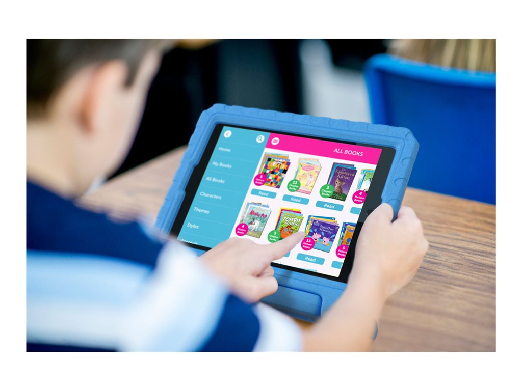 MAXCases Shieldy-K - Protective case for tablet - rugged - EVA foamed - blue AP-SK-IP10-BLU