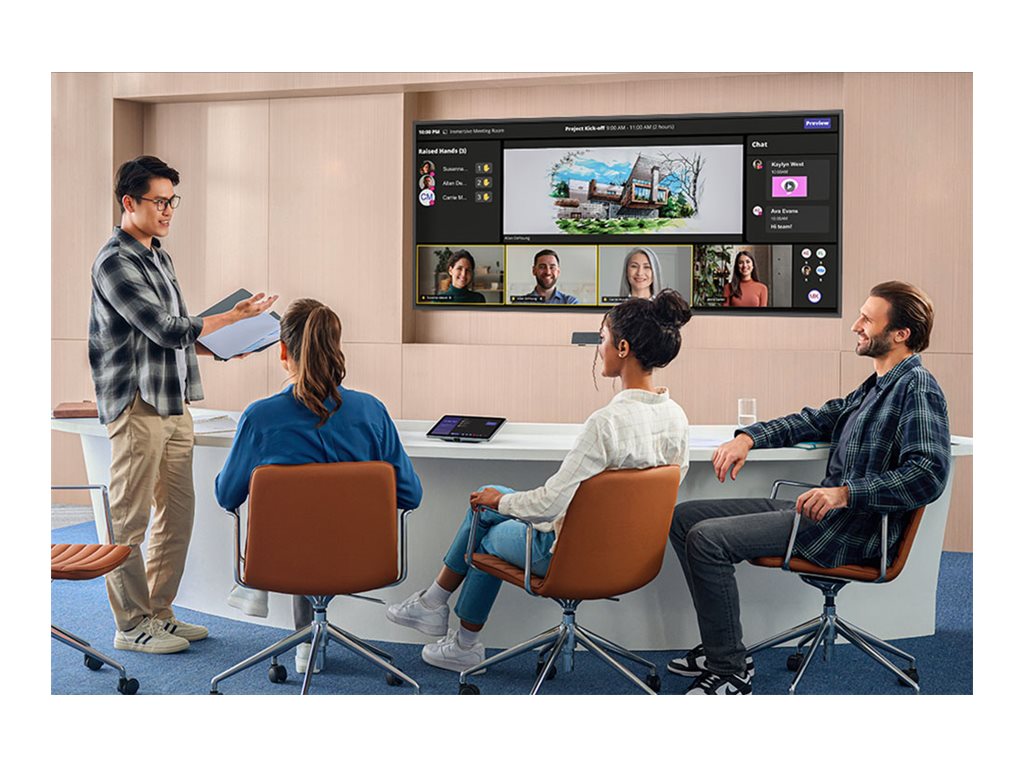 MAXHUB UW92NA - 92 Diagonal Class UW Series LED-backlit LCD display - interactive digital signage - Android - 5K UHD (2160p)