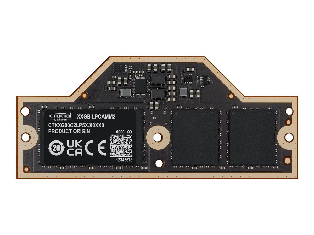 MICRON LPDDR5X 32GB UDIMM 7500MHz 1.05V High-Performance Laptop RAM
