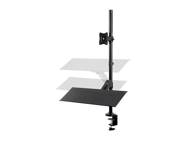 MONOPRICE Sit-Stand Monitor & Keyboard Workstation 15717 for Ergonomic Comfort