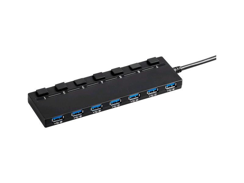 MONOPRICE USB 3.0 7-Port Switch Hub with AC Adapter for Professionals