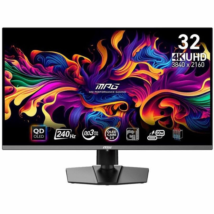 MSI 32" QD-OLED Gaming Monitor 240Hz HDR 400 RGB Black