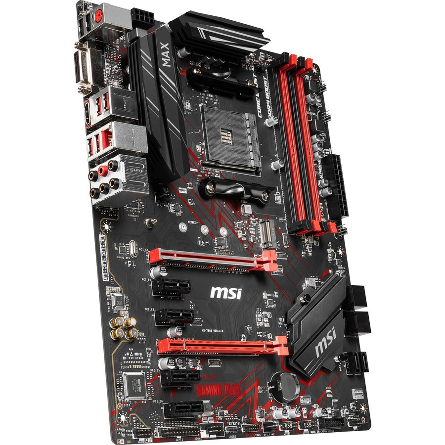MSI B450 GAMING PLUS MAX Desktop Motherboard - AMD B450 Chipset - Socket AM4 - ATX B450GPLMAX