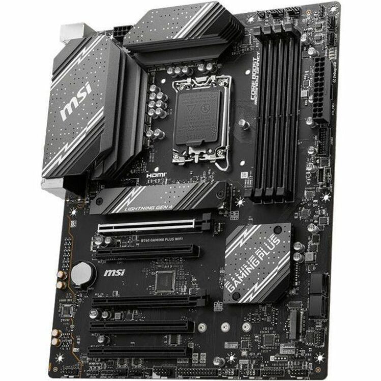 MSI B760 GAMING PLUS WIFI Gaming Desktop Motherboard - Intel B760 Chipset - Socket