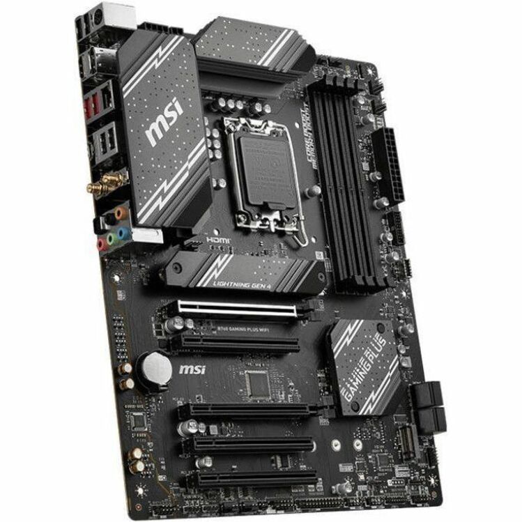MSI B760 GAMING PLUS WIFI Gaming Desktop Motherboard - Intel B760 Chipset - Socket