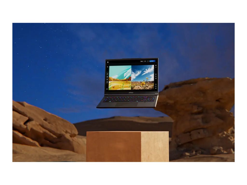 MSI Creator A16 AI+ A3HVFG-038US - AMD Ryzen AI 9 - 365 / up to 5 GHz - Win 11 Home - GeForce RTX 4060 - 32 GB RAM - 1 TB SSD CA16A3H038