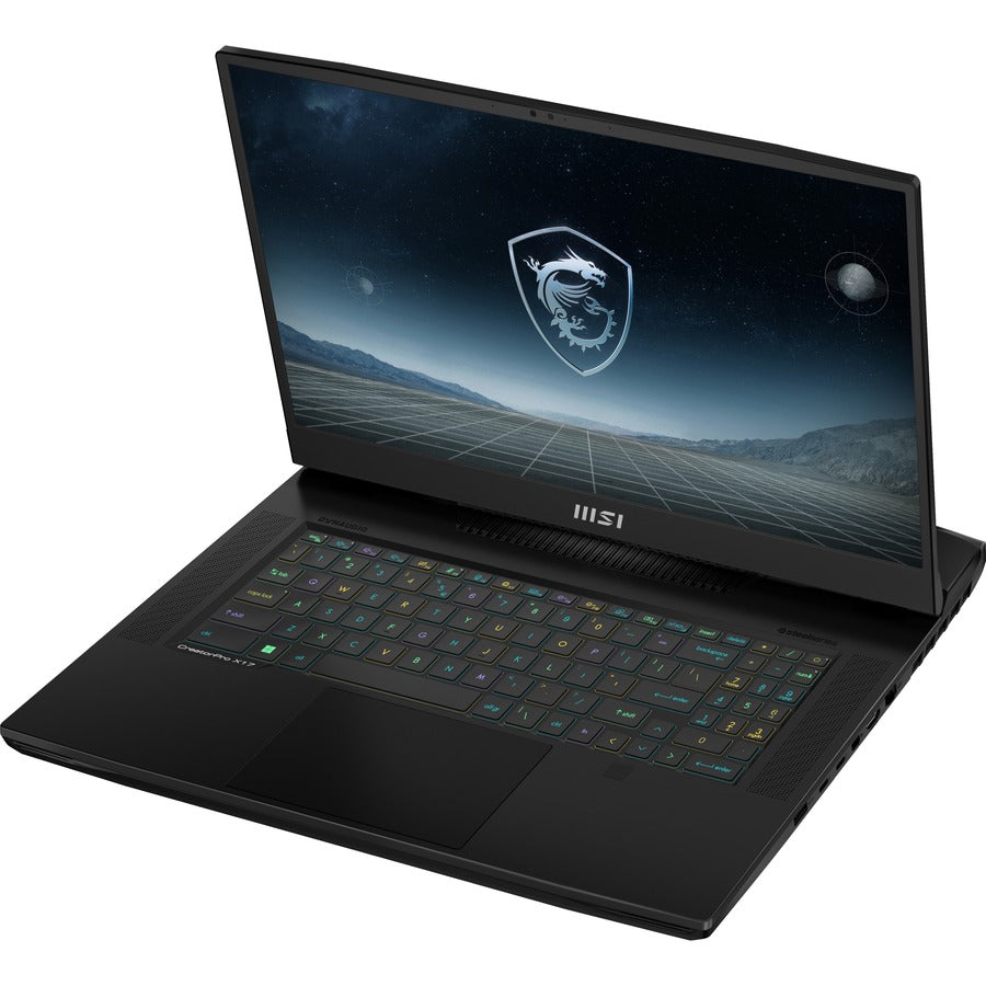 MSI CreatorPro X17 A12U A12UKS-060 17.3 Mobile Workstation - UHD - Intel Core i7 12th Gen i7-12800HX - 32 GB - 1 TB SSD - Black" CPROX17060