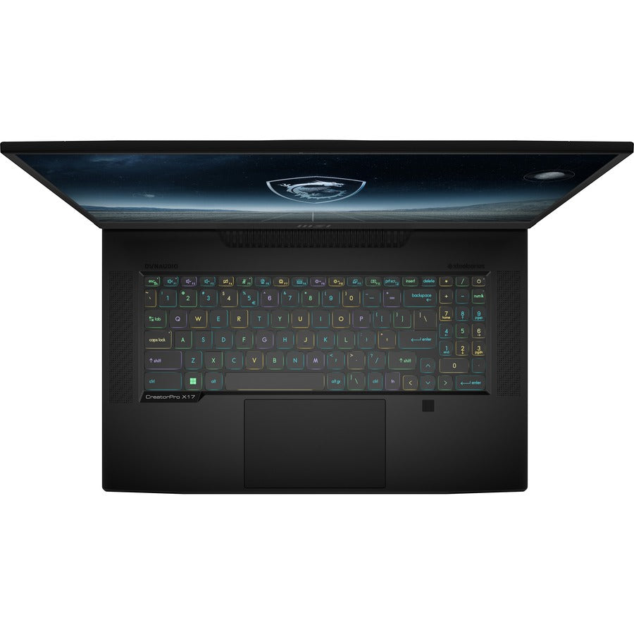 MSI CreatorPro X17 A12U A12UKS-060 17.3 Mobile Workstation - UHD - Intel Core i7 12th Gen i7-12800HX - 32 GB - 1 TB SSD - Black" CPROX17060