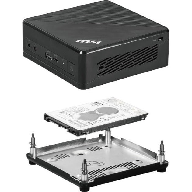 MSI Cubi 5 Cubi 5 10M-668US Desktop Computer - Intel Core i3 10th Gen i3-10110U - 8 GB - 256 GB SSD - Mini PC - Black CU510M668