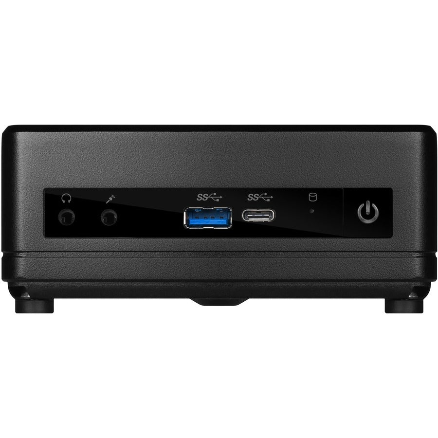 MSI Cubi 5 Cubi 5 10M-848US Desktop Computer - Intel Core i5 10th Gen i5-10210U Quad-core (4 Core) 1.60 GHz - 8 GB RAM DDR4 SDRAM - 250 GB M.2 PCI Express NVMe SSD - Mini PC - Black