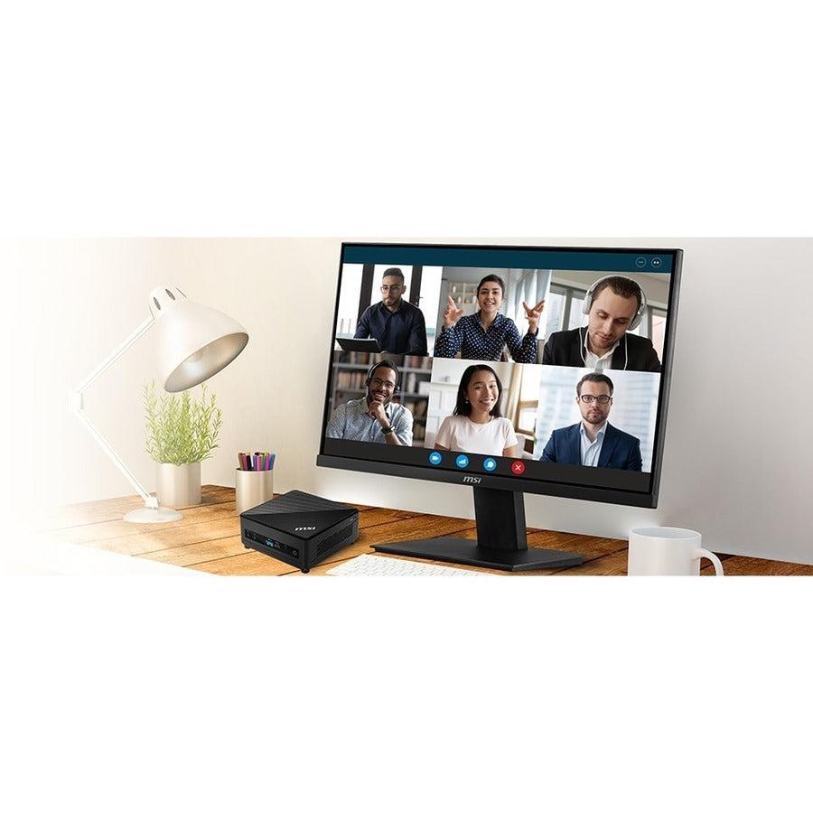 MSI Cubi 5 Cubi 5 10M-848US Desktop Computer - Intel Core i5 10th Gen i5-10210U Quad-core (4 Core) 1.60 GHz - 8 GB RAM DDR4 SDRAM - 250 GB M.2 PCI Express NVMe SSD - Mini PC - Black