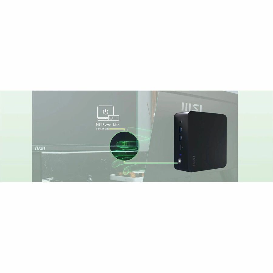 MSI Cubi NUC 1MG Mini PC Intel Core i5-120U 10-Core 1.4-5GHz DDR5