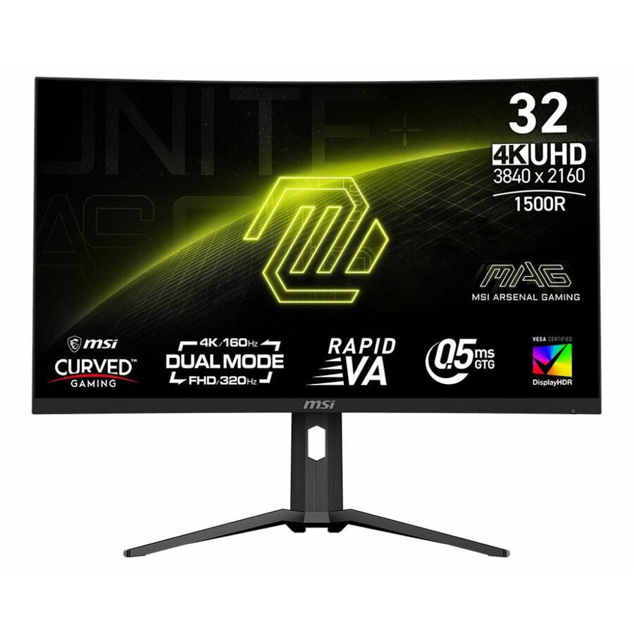MSI MAG 321CUPDF 31.5" Curved 4K UHD LCD Monitor 160Hz for Professionals