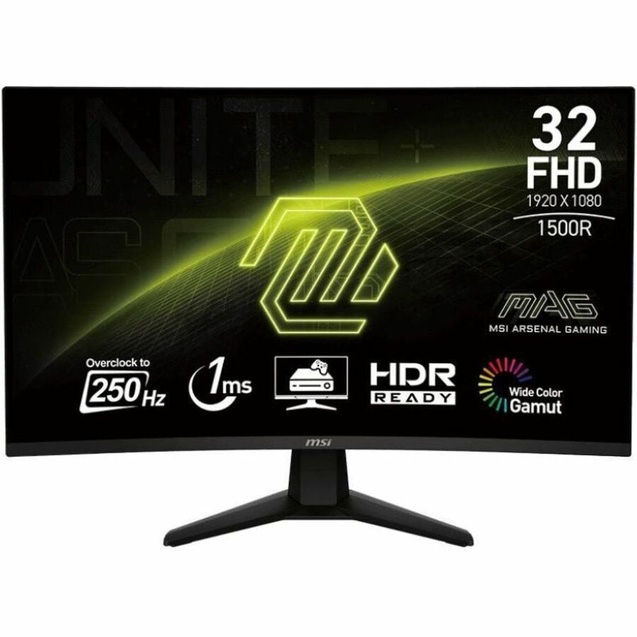 MSI MAG 32C6X Curved 31.5" FHD 250Hz 1ms Gaming Monitor