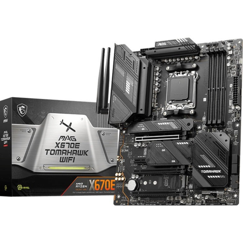MSI MAG MAG X670E TOMAHAWK WIFI Gaming Desktop Motherboard - AMD X670 Chipset - Socket AM5