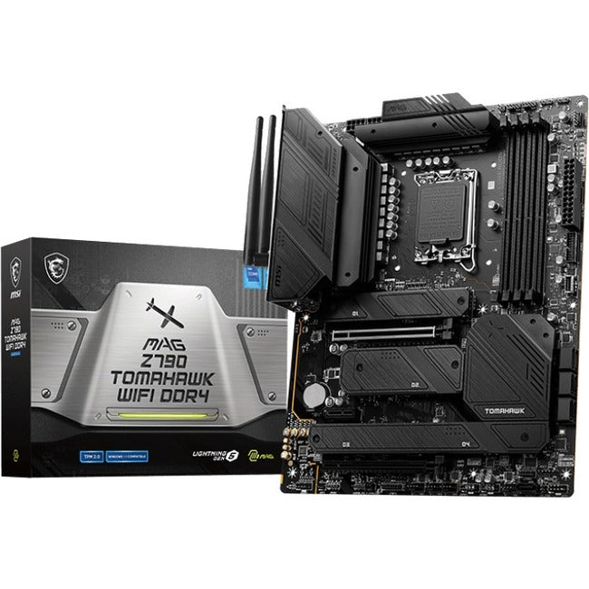 MSI MAG Z790 TOMAHAWK WIFI DDR4 Gaming Desktop Motherboard - Intel Z790 Chipset - Socket LGA-1700 - ATX Z790TOMWID4