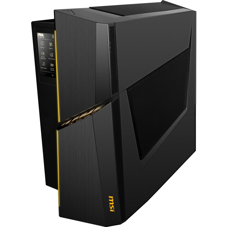 MSI MEG Trident X2 13th MPG Trident X2 13NUF-074US Gaming Desktop Computer - Intel Core i7 13th Gen i7-13700KF - 32 GB RAM DDR5 SDRAM - 1 TB HDD - 1 TB M.2 PCI Express NVMe SSD - Black