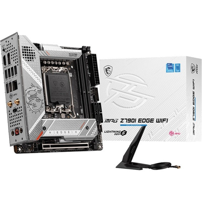 MSI MPG Z790I EDGE WIFI Gaming Desktop Motherboard - Intel Z790 Chipset - Socket LGA-1700 - Mini ITX Z790IEDGE