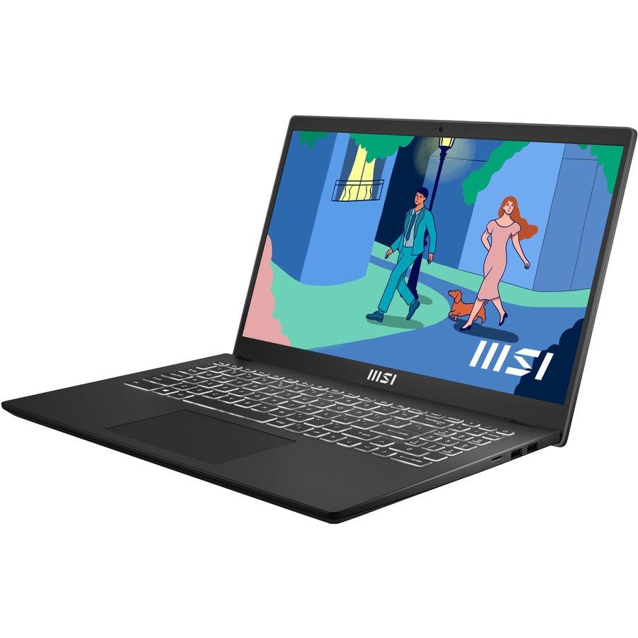 MSI Modern 15 B11M Modern 15 B11M-023US 15.6" Notebook - Full HD - 1920 x 1080 - Intel Core i5 11th Gen i5-1155G7 2.50 GHz - 16 GB Total RAM - 16 GB On-board Memory - 1 TB SSD - Classic Black