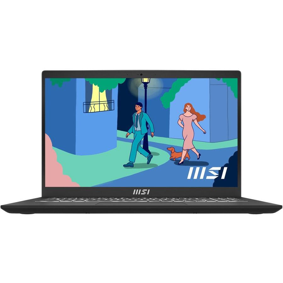 MSI Modern 15 B11M Modern 15 B11M-023US 15.6" Notebook - Full HD - 1920 x 1080 - Intel Core i5 11th Gen i5-1155G7 2.50 GHz - 16 GB Total RAM - 16 GB On-board Memory - 1 TB SSD - Classic Black