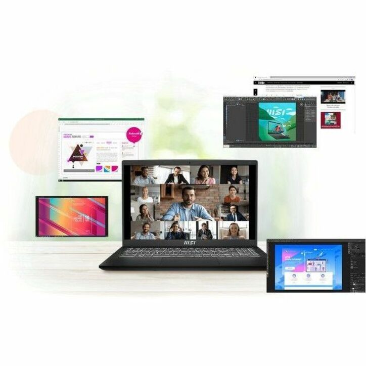 MSI Modern 15 B13M Modern 15 B13M-698US 15.6 Notebook - Full HD - 1920 x 1080 - Intel Core