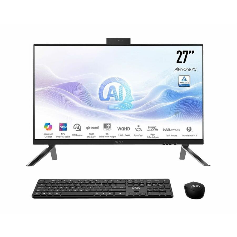 MSI Modern AM273Q AI 1UM-039US 27" IPS WQHD All-in-One PC Intel i5-125H 14C/18T