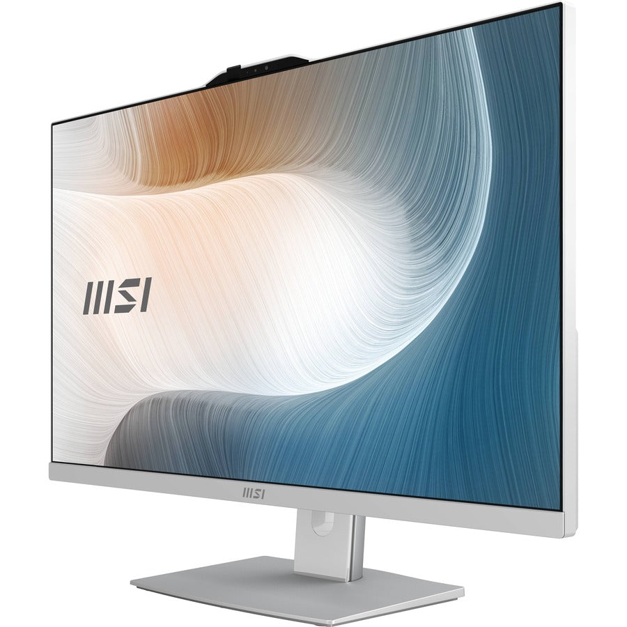 MSI Modern Modern AM272P 12M-028US All-in-One Computer - Intel Core i7 12th Gen i7-1260P - 16 GB - 512 GB SSD - 27 Full HD - Desktop - White" MOAM272P12M028