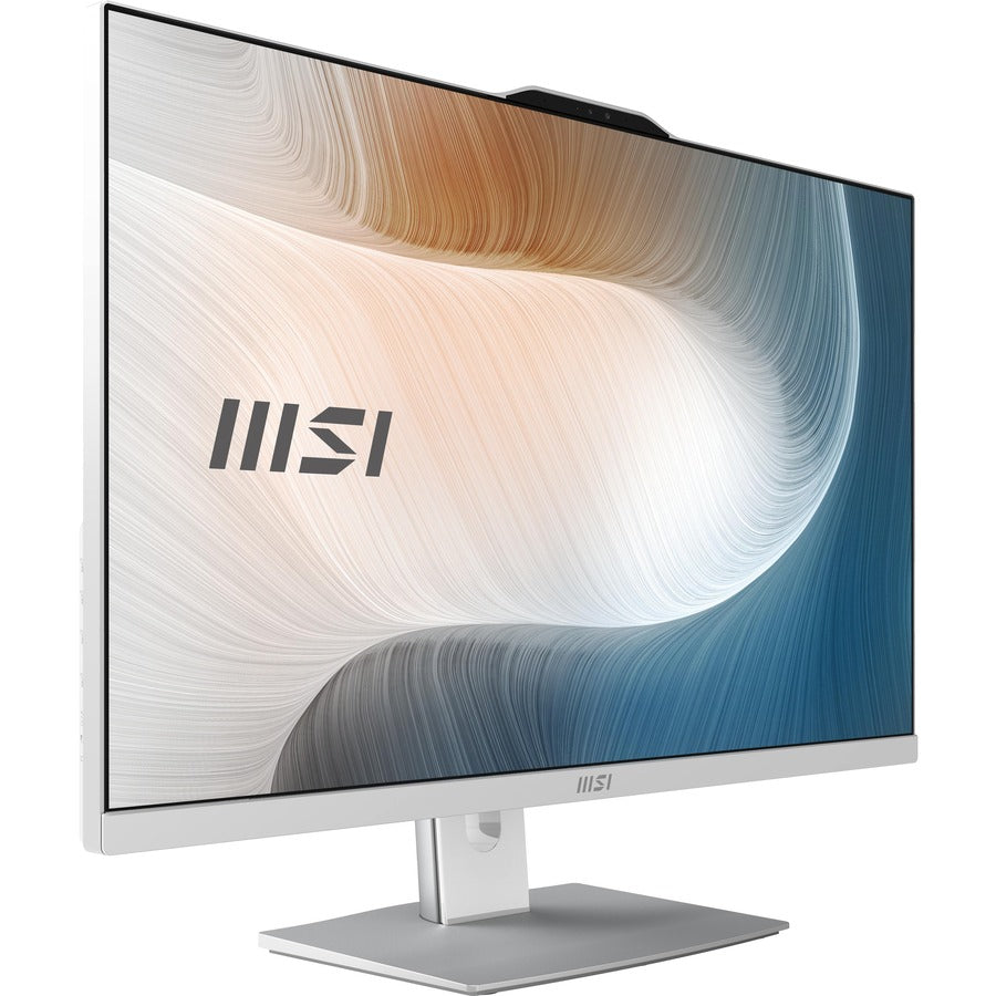 MSI Modern Modern AM272P 12M-028US All-in-One Computer - Intel Core i7 12th Gen i7-1260P - 16 GB - 512 GB SSD - 27 Full HD - Desktop - White" MOAM272P12M028