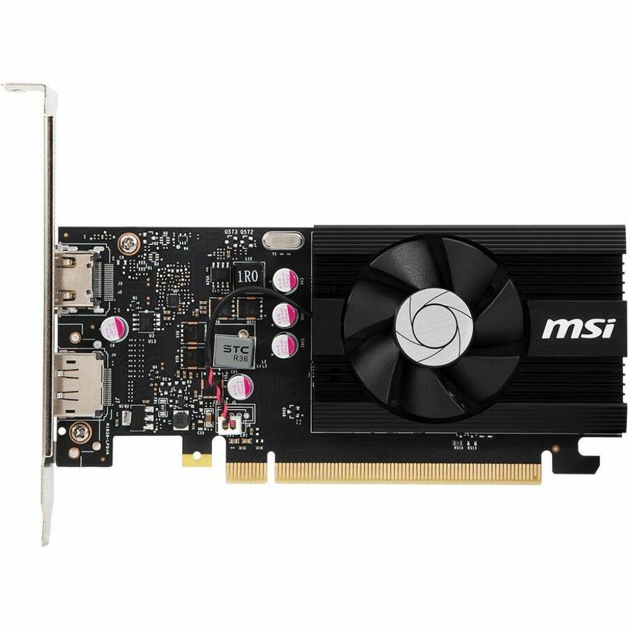 MSI NVIDIA GeForce GT 1030 Graphic Card - 4 GB DDR4 SDRAM - Low-profile - 1.43 GHz Boost C