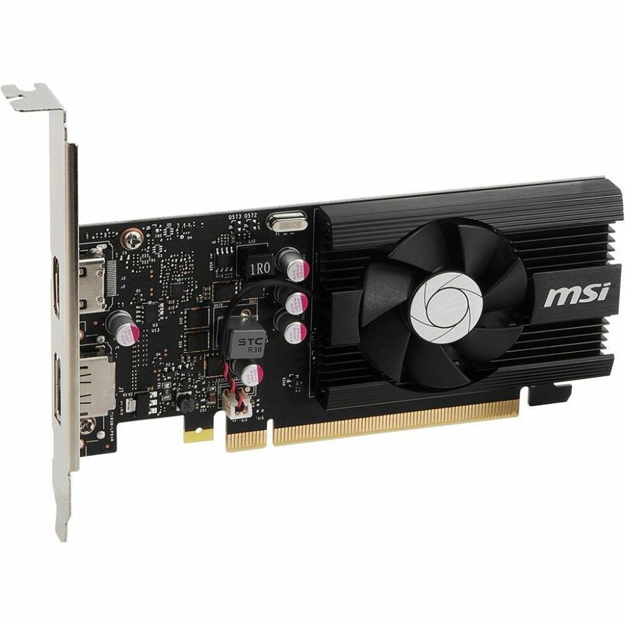 MSI NVIDIA GeForce GT 1030 Graphic Card - 4 GB DDR4 SDRAM - Low-profile - 1.43 GHz Boost C