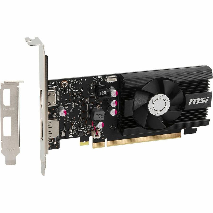 MSI NVIDIA GeForce GT 1030 Graphic Card - 4 GB DDR4 SDRAM - Low-profile - 1.43 GHz Boost C