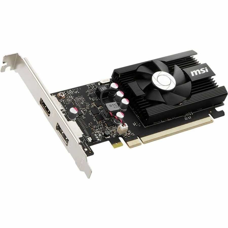 MSI NVIDIA GeForce GT 1030 Graphic Card - 4 GB DDR4 SDRAM - Low-profile - 1.43 GHz Boost C