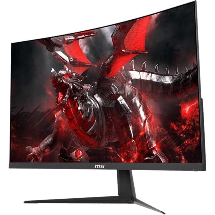 MSI Optix G321CUV 31.5" 4K UHD Curved Screen LED Gaming LCD Monitor - 16:9 - Metallic Black