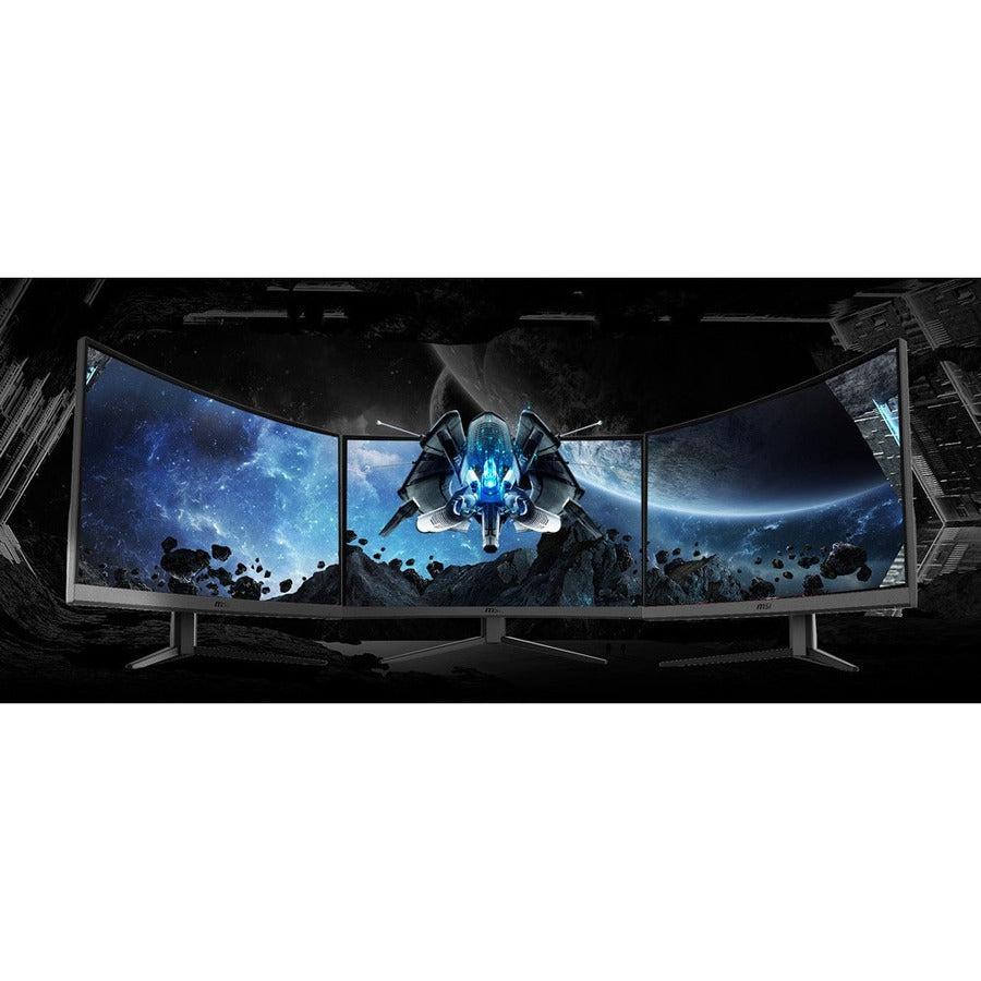 MSI Optix G32CQ4 E2 32" Class WQHD Curved Screen Gaming LCD Monitor - 16:9 - Black