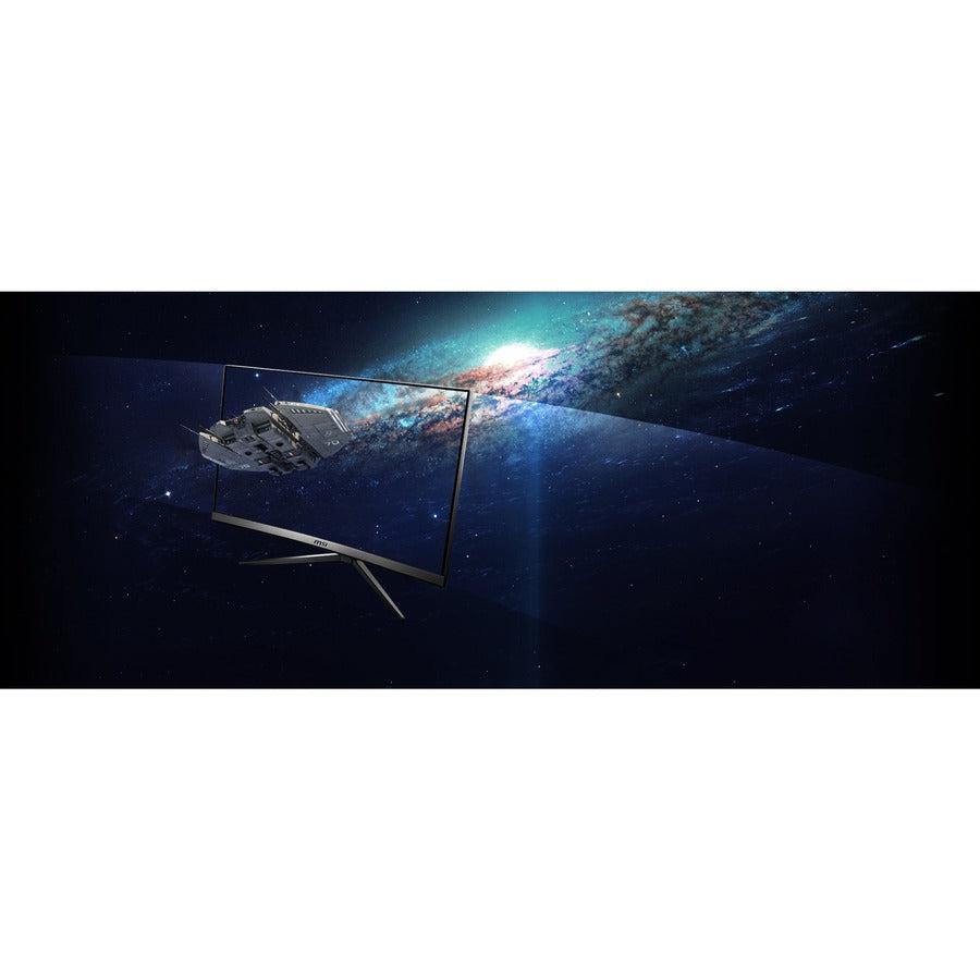 MSI Optix G32CQ4 E2 32" Class WQHD Curved Screen Gaming LCD Monitor - 16:9 - Black