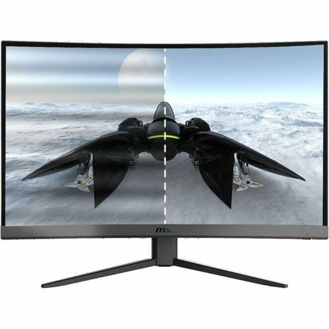 MSI Optix G32CQ4 E2 32" Class WQHD Curved Screen Gaming LCD Monitor - 16:9 - Metallic