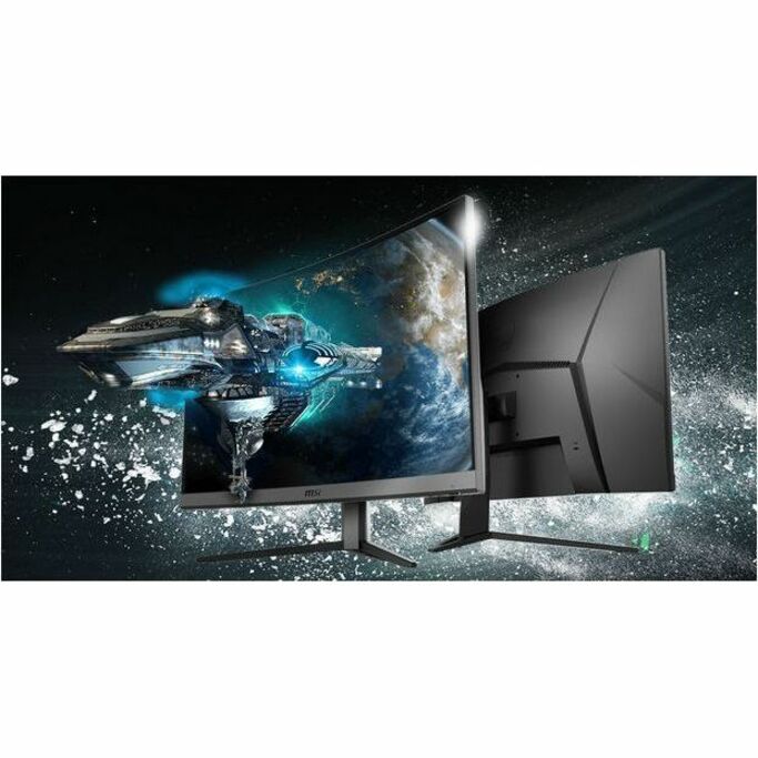MSI Optix G32CQ4 E2 32" Class WQHD Curved Screen Gaming LCD Monitor - 16:9 - Metallic