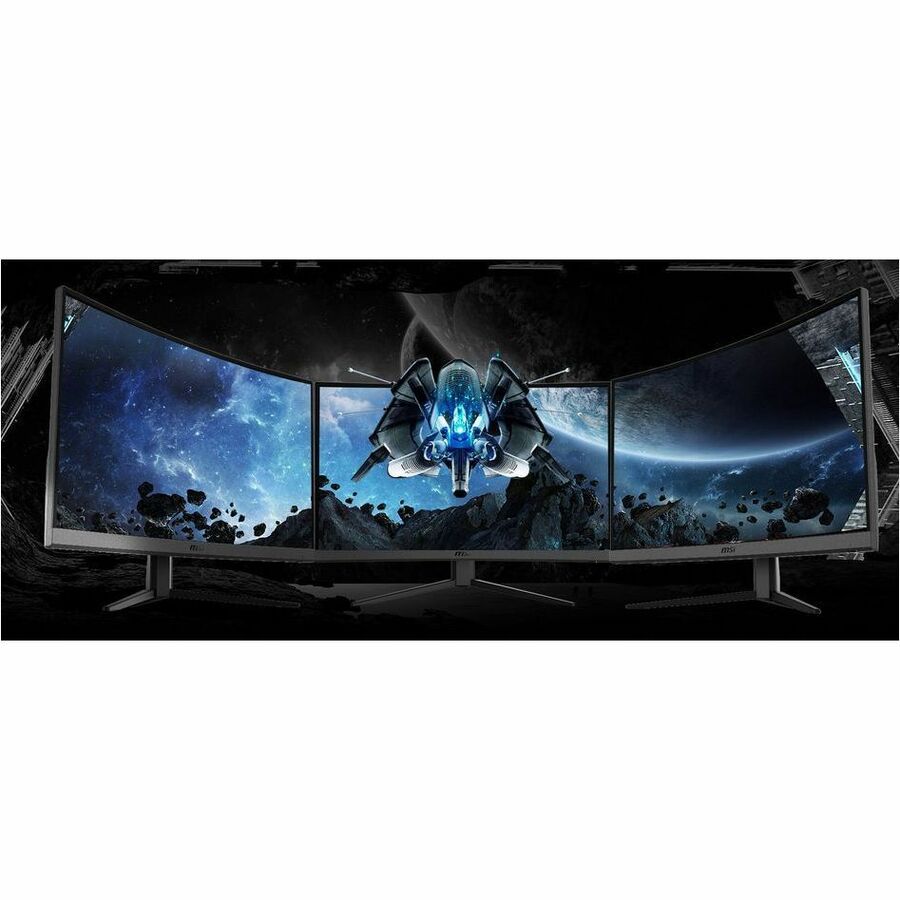 MSI Optix G32CQ4 E2 32" Class WQHD Curved Screen Gaming LCD Monitor - 16:9 - Metallic