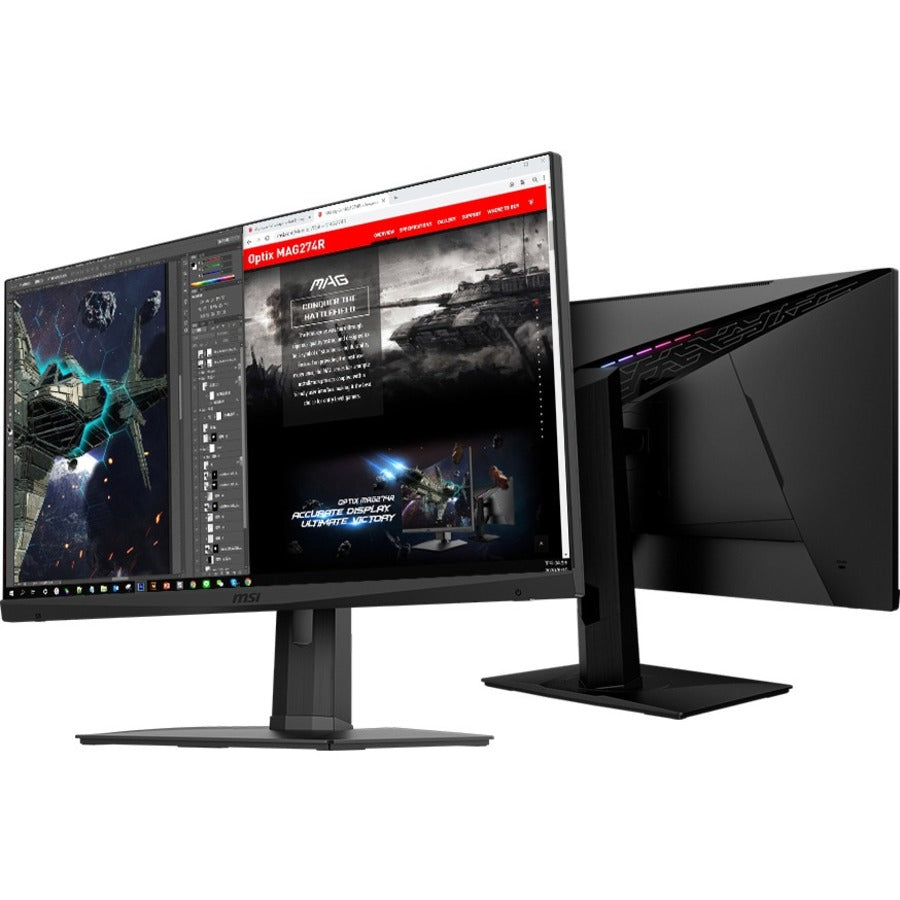 MSI Optix MAG281URF 28 Class 4K UHD Gaming LCD Monitor - 16:9 - Metallic Black - 28 Viewab