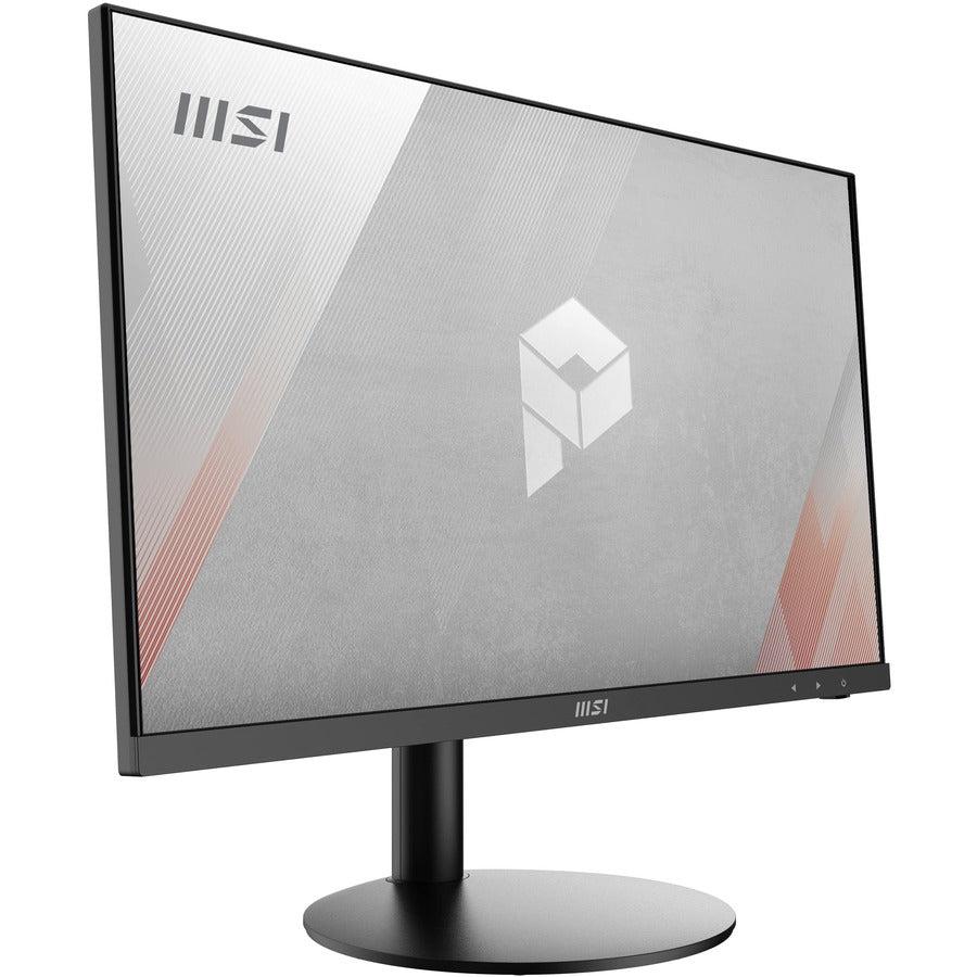 MSI PRO AP241Z 5M-073US All-in-One Computer - AMD Ryzen 5 5600G Hexa-core (6 Core) - 8 GB RAM DDR4 SDRAM - 250 GB M.2 PCI Express NVMe SSD - 23.8" Full HD 1920 x 1080 - Desktop - Black