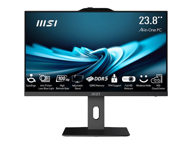 MSI PRO AP242P 14M-644US All-in-One Computer - Intel Core i5 - 8 GB - 1 TB SSD - 23.8" - PAP242P14M644